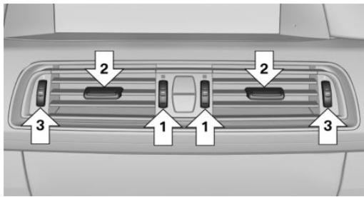 BMW X6M (2014-2018) - Ventilation à l'avant - 1