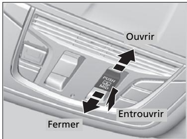 Acura MDX (2023) - Utilisation du commutateur de pare-soleil - 1