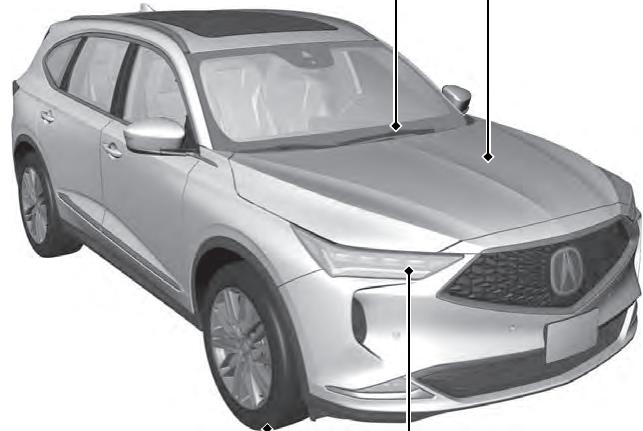 Acura MDX (2023) - Balais d'essuie-glaces - 1