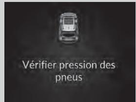 Acura MDX (2023) - Écran d'affichage de la pression des pneus - 2