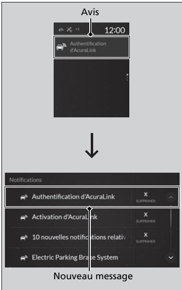 Acura MDX (2023) - Messages AcuraLink - 1
