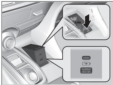 Acura MDX (2023) - Recharge USB - 1