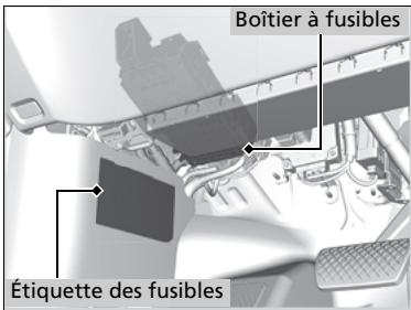 Acura MDX (2023) - Boîtier à fusibles intérieur du côté conducteur de type A - 1