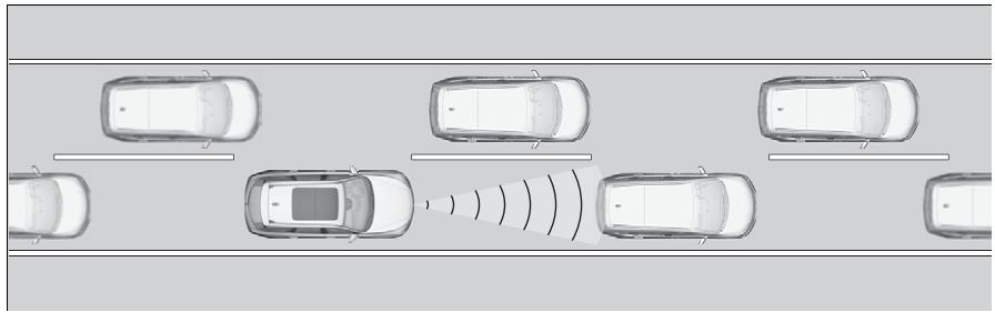 Acura MDX (2023) - ■ Quand un véhicule roule devant - 1