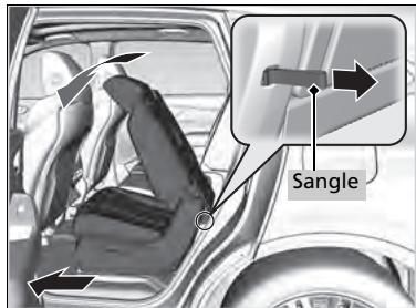 Acura MDX (2023) - Accès au siège de la troisième rangée - 2