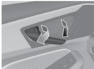Acura MDX (2023) - Déverrouillage des portières avant à partir de l'intérieur P.148 - 1