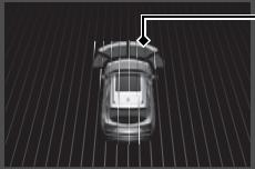 Acura MDX (2023) - Système de capteurs de distance de stationnement activé et désactivé - 1