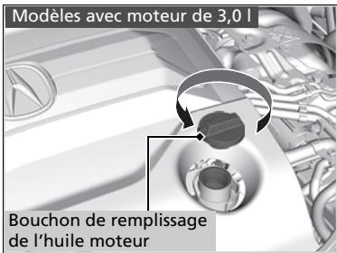 Acura MDX (2023) - Ajouter de l'huile moteur - 2