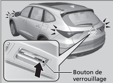 Acura MDX (2023) - Utilisation du système d'accès sans clé - 2