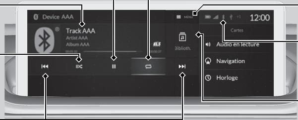Acura MDX (2023) - Lecture de l'audio Bluetooth ^MD - 1