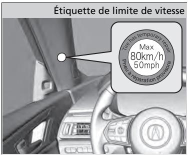 Acura MDX (2023) - Distribution de l'enduit d'étanchéité dans le pneu - 1