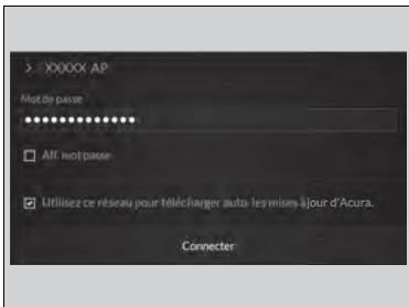 Acura MDX (2023) - Connexion à un point d'accès sans fil Wi-Fi - 2