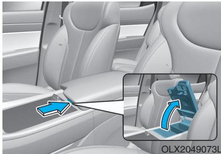 HYUNDAI Palisade (2018-2022) - Rangement dans la console centrale - 1