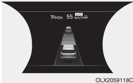 HYUNDAI Palisade (2018-2022) - Mode de visualisation de l'assistance à la conduite - 1