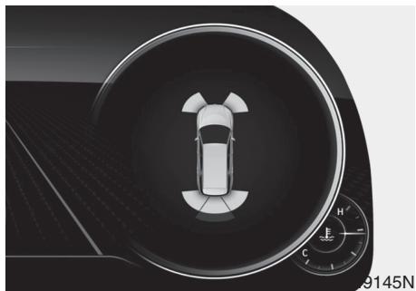 HYUNDAI Palisade (2018-2022) - Mode de visualisation de l'assistance au stationnement - 1
