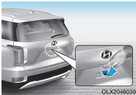 HYUNDAI Palisade (2018-2022) - Ouverture du hayon - 2