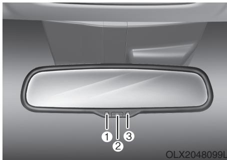 HYUNDAI Palisade (2018-2022) - Rétroviseur électrochromique (ECM) (si équipé) - 1