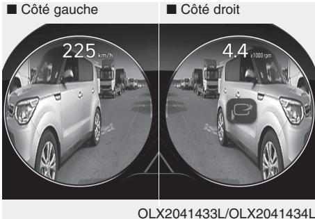 HYUNDAI Palisade (2018-2022) - ÉCRAN DE VUE DE L'ANGLE MORT (BVM) (SELON L'ÉQUIPEMENT) - 1
