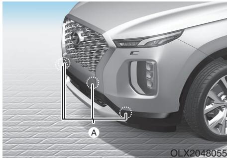 HYUNDAI Palisade (2018-2022) - AVERTISSEMENT DE DISTANCE DE STATIONNEMENT AVANT/ARRIÈRE (PDW) (SELON L'ÉQUIPEMENT) - 1