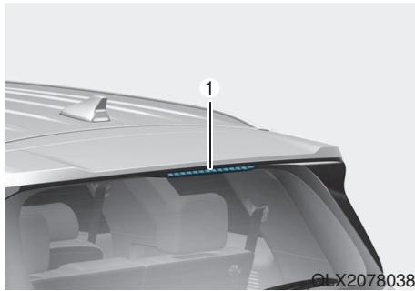 HYUNDAI Palisade (2018-2022) - Remplacement de l'ampoule du feu d'arrêt surélevé - 1