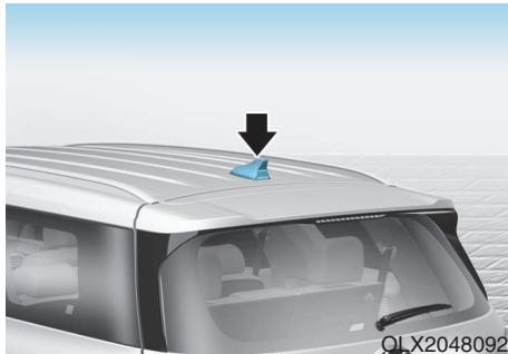 HYUNDAI Palisade (2018-2022) - Antenne en aileron de requin (si équipé) - 1