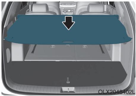 HYUNDAI Palisade (2018-2022) - Cache-bagage (si equipoé) - 1