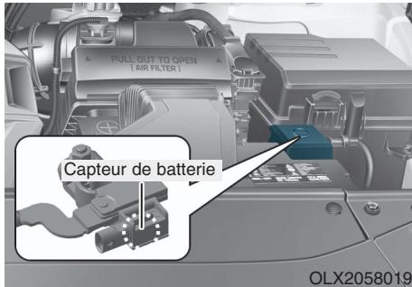 HYUNDAI Palisade (2018-2022) - Désactivation du capteur de batterie - 1