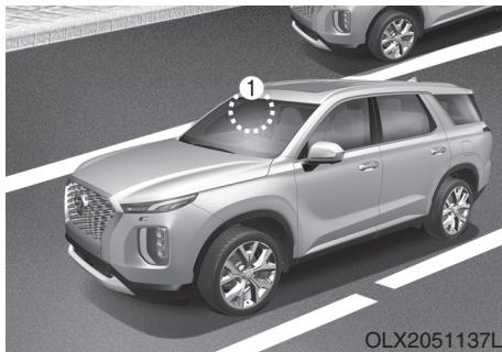 HYUNDAI Palisade (2018-2022) - ASSISTANT DE SUIVI DE VOIE (LFA) (SI EQUIPÉ) - 1