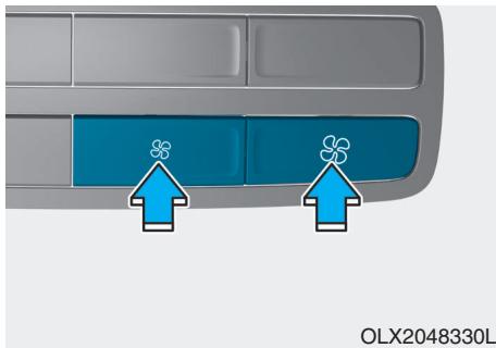 HYUNDAI Palisade (2018-2022) - Commande de la vitesse du ventilateur - 2