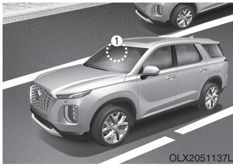 HYUNDAI Palisade (2018-2022) - Capeur de détction - 1