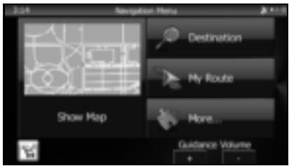 SUBARU Legacy et Outback 2014 Système de navigation - Menu de navigation - 1