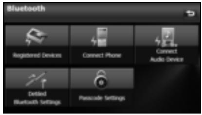 SUBARU Legacy et Outback 2014 Système de navigation - Appuyez sur la touche tactile Detailed Bluetooth Settings (Options BT détaillées). - 1