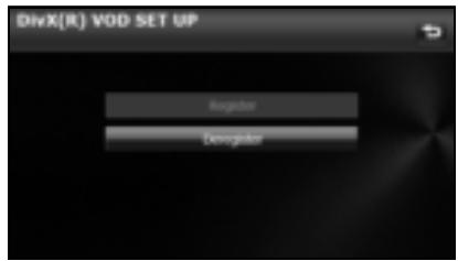 SUBARU Legacy et Outback 2014 Système de navigation - Appuyez sur la touche tactile DivX(R) VOD (DivX(R) VOD). - 1