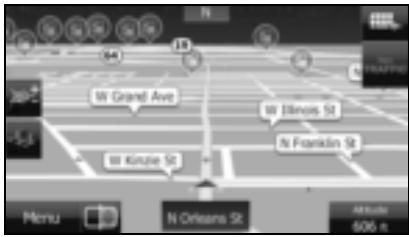 SUBARU Legacy et Outback 2014 Système de navigation - Navigation sur la carte - 2