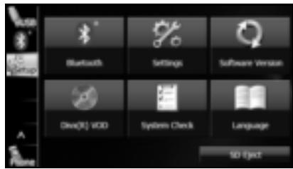 SUBARU Legacy et Outback 2014 Système de navigation - Appuyez sur la touche tactile Bluetooth. - 1