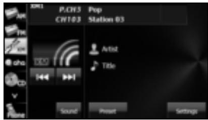 SUBARU Legacy et Outback 2014 Système de navigation - Écoute de la radio XM - 1