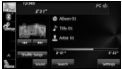 SUBARU Legacy et Outback 2014 Système de navigation - Lecture d'un iPod - 1