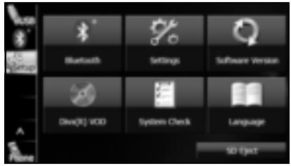 SUBARU Legacy et Outback 2014 Système de navigation - Appuyez sur le bouton que vous souhaitez configurer. - 1