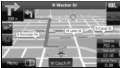 SUBARU Legacy et Outback 2014 Système de navigation - Navigation sur la carte - 3