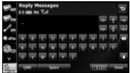 SUBARU Legacy et Outback 2014 Système de navigation - Utilisez le clavier et saisissez n'importe quel message. - 1
