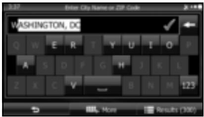SUBARU Legacy et Outback 2014 Système de navigation - Utilisation du clavier - 1