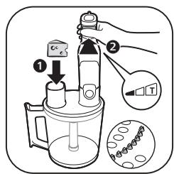 PHILIPS HR2684 - Utilisation du disque du robot de cuisine (HR2685 uniquement) - 8