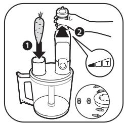 PHILIPS HR2684 - Utilisation du disque du robot de cuisine (HR2685 uniquement) - 7