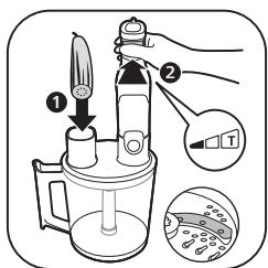 PHILIPS HR2684 - Utilisation du disque du robot de cuisine (HR2685 uniquement) - 6