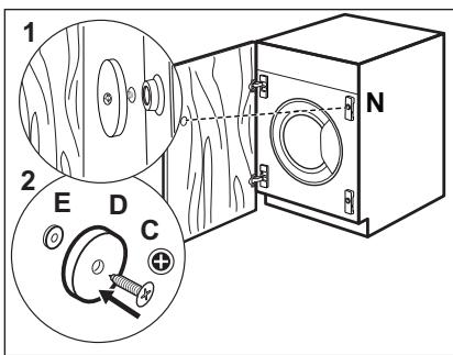 ELECTROLUX EW7F1482BI - Charnières - 3