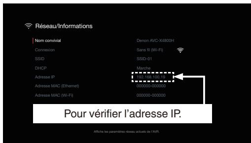 DENON AVCX4800H - Contrôle de l'appareil à partir d'un contrôle Web - 3