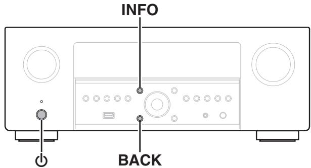 DENON AVCX4800H - Réinitialisation des réglages d'usine - 1