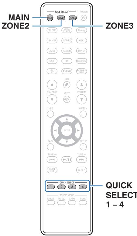 DENON AVCX4800H - Fonction de selection rapide plus - 1