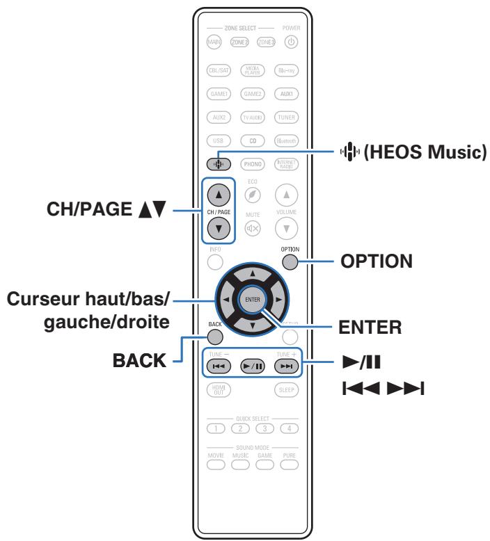 DENON AVCX4800H - Lecture de fichiers stockés sur un ordinateur ou un stockage NAS - 1