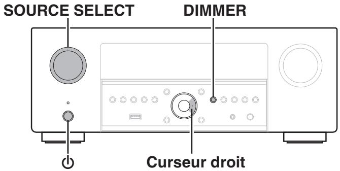 DENON AVCX4800H - Réinitialisation des réglages du réseau - 1